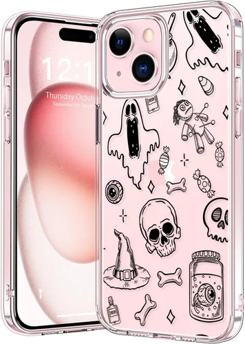 Vista 101 de bicol - Funda protectora a prueba de golpes para iPhone 15 Plus, funda delgada de acrílico transparente y diseños modernos para niña y mujer, 6.7