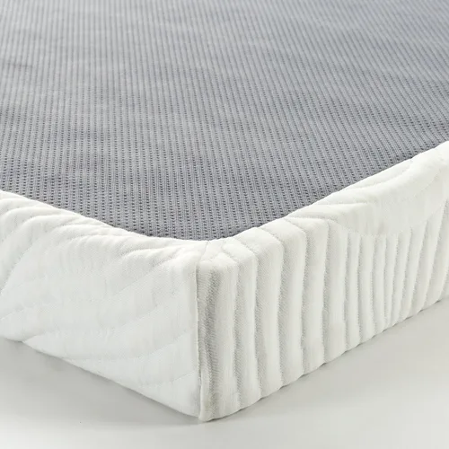 Vista 6 de Zinus Muelle de bloqueo rápido de 4 pulgadas de perfil bajo/Base de colchón/Estructura de acero resistente/Fácil armado, Acero, Blanco