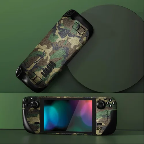 Vista 4 de PlayVital Juego completo de calcomanías protectoras para cubierta de vapor, pegatinas personalizadas cubierta de vinilo para Steam Deck Handheld