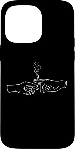 Vista 21 de Funda de regalo para iPhone 16 Pass The Joint Weed Smoker Hand Stoner Marihuana
