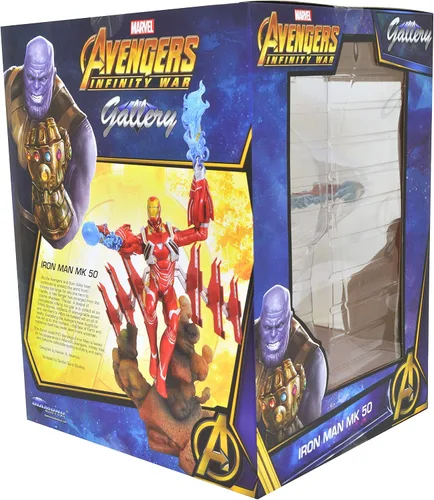 Vista 4 de DIAMOND SELECT TOYS Marvel Gallery: Avengers Infinity War: Iron Man Mk50 - Figura de diorama de PVC