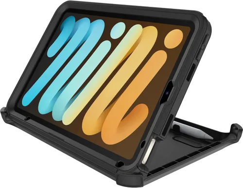 Vista 6 de OtterBox Defender Series - Funda para iPad mini (6ª generación), color negro, resistente, duradera, protección multicapa, resistente, duradera