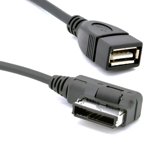 Vista 10 de chenyang Estéreo de 0.138 in a medios en AMI MDI Audio Aux Cable adaptador para X164 X166 W204 X204 W176 W207 A207 C207 W211 W218 W212 coche