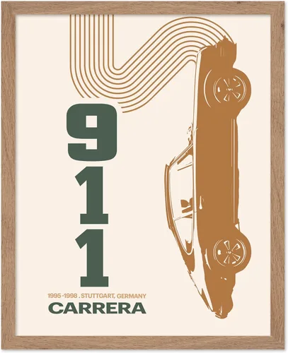 Vista 40 de Poster Master Póster de coche – Impresión clásica de coche – Arte de vehículo – Gran decoración de pared de garaje u oficina – 8 x 10 pulgadas