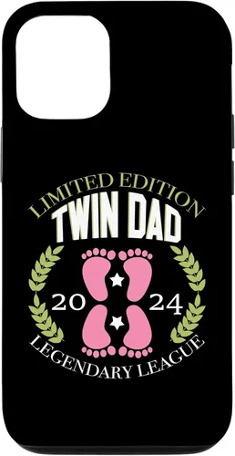Vista 4 de Funda para iPhone 13 Pro Max Edición Limitada Orgullosa Twin Dad Life Legendary League Girl Case