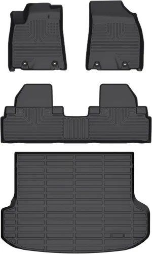 Vista 27 de Alfombrillas para Jeep Compass 2007-2016/2007-2016 Jeep Patriot/Dodge Caliber 2007-2012 para todo tipo de clima con forro de carga para automóvil
