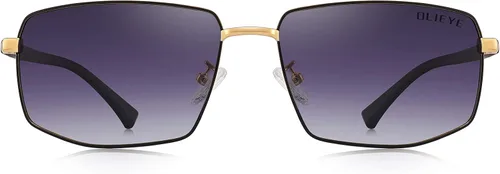 Vista 2 de OLIEYE - Gafas de sol clásicas para hombre con diseño de rectángulo polarizado para hombre