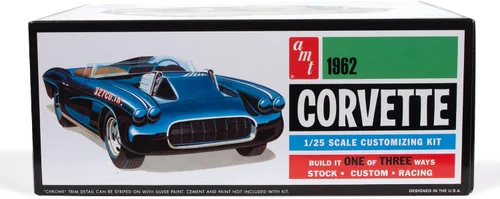 Vista 2 de AMT Kit de modelo a escala 1:25 Chevy Corvette 1962