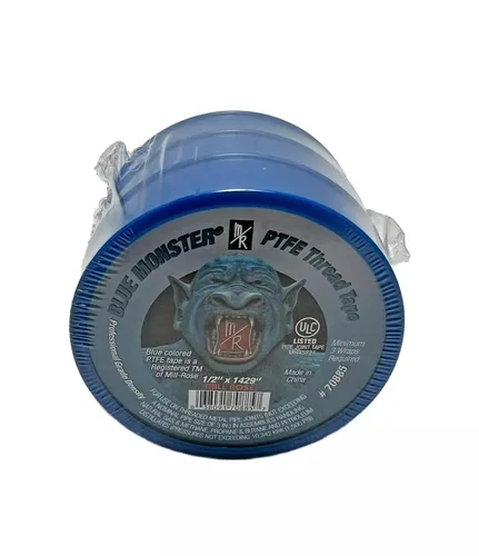 Vista 3 de Milrose 70885 Blue Monster - Cinta de teflón azul de 1/2 pulgada x 1429 pulgadas (paquete de 3)