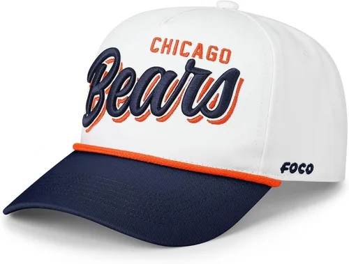 Vista 15 de FOCO Gorra con logotipo del equipo de la NFL para hombre con script Monty