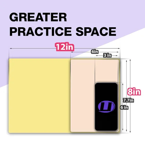 Vista 2 de Piel falsa de 0.118 in – Usiriy Tattoo Skin 3pcs 8x12" Tattoo Practice Skin Thick Synthetic Soft Silicone Skin Practice Pads Piel Sintetica Para