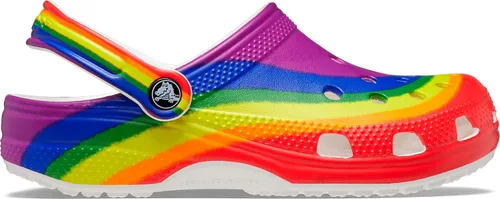 Vista 5 de Crocs Unisex-Adult Classic Rainbow Dye Clog
