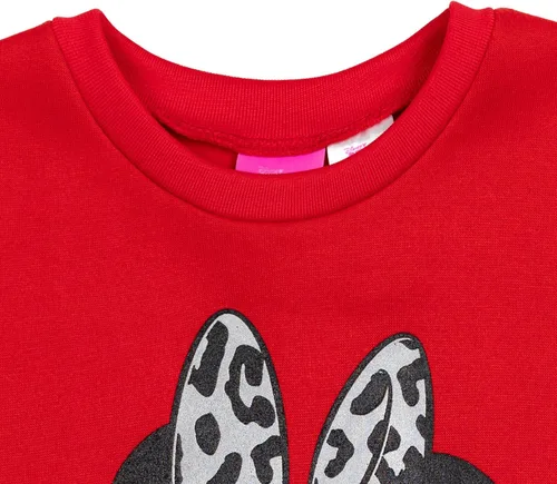 Vista 4 de Disney Conjunto de sudadera y leggings de forro polar de Minnie Mouse para niños grandes