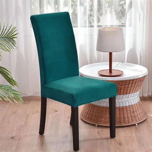 Vista 18 de Lifup Fundas de terciopelo para sillas de comedor, fundas elásticas y suaves para silla Parson lavable, protector de silla para el hogar, hotel