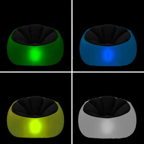 Vista 5 de Sillón Hinchable con LED Multicolor y Mando Chight InnovaGoods