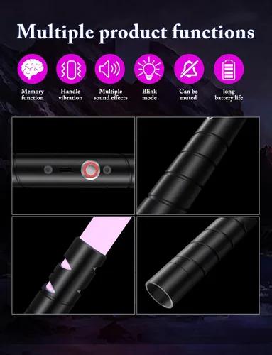 Vista 6 de jvmusaber Dueling Lightsaber Light Saber for Kids Adults, Light Sword Toy