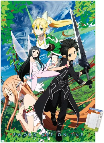 Vista 10 de Trends International Sword Art Online - Póster de pared Key Art 3