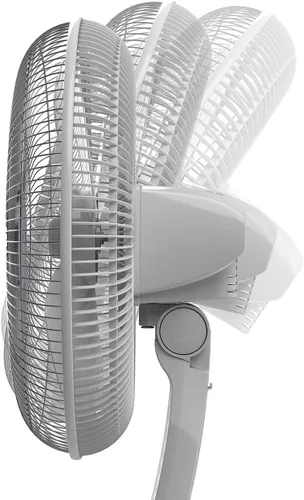 Vista 10 de Lasko Ventilador de pedestal oscilante, termostato, altura ajustable, control remoto, temporizador, 4 velocidades, para dormitorio, sala de estar