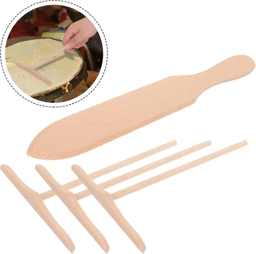 Vista 7 de LIFKOME Juego de 4 espátulas para panqueques, espátula, utensilios para cocinar