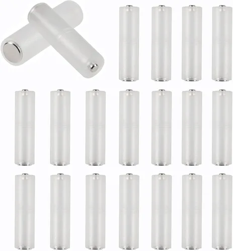 Vista 11 de 10 unids AAA a AA convertidor AAA a AA adaptador de batería AAA a AA convertidor de batería titular AAA a AA adaptador para AAA a AA batería