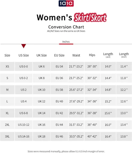Vista 6 de 1a1a Falda de tenis blanca de 15 pulgadas para mujer faldas de golf con pantalones cortos y bolsillos para mujer cintura alta pantalones cortos