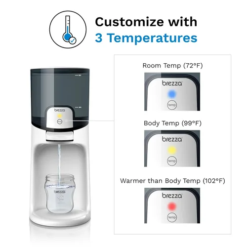 Vista 3 de Baby Brezza Fabricante instantáneo de biberones con 3 ajustes