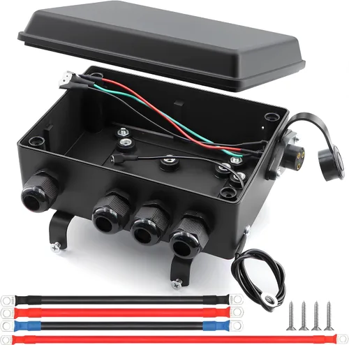 Vista 9 de Relé de contactor solenoide de cabrestante de 12V 500A para cabrestantes ATV UTV de 8000lbs-17000lbs