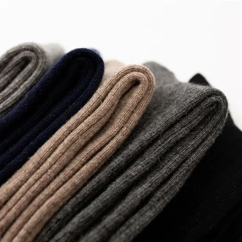 Vista 7 de TRENIS Winter Socks Men Towel Cold Snow Winter