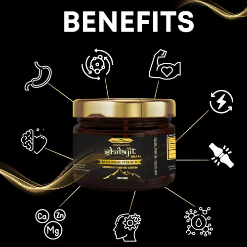 Vista 5 de Hierbas orgánicas Resina Shilajit natural pura del Himalaya para hombres y mujeres para aumentar la energía y el apoyo inmunológico (1.0 onzas)