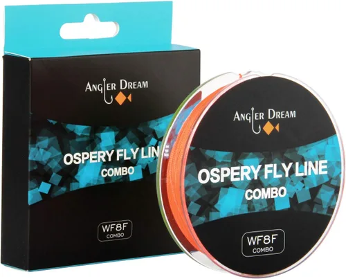 Vista 12 de Línea de pesca con mosca WF3F WF5F WF8 de 100 pies con peso combinado línea de mosca hacia adelante con respaldo trenzado, línea de precarga