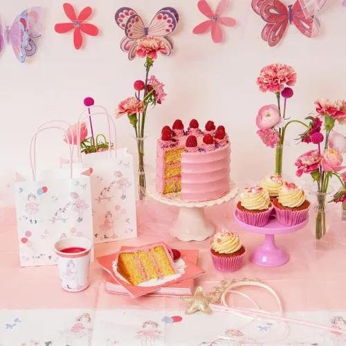 Vista 6 de Bonita guirnalda de mariposas rosadas, decoraciones de cumpleaños para niñas y niños, suministros de fiesta, decoración de habitación infantil, baby