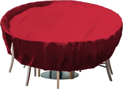Vista 11 de Fundas para muebles de patio, impermeables, resistentes a los rayos UV, resistentes a los rayos UV, para exteriores, mesa redonda y rectangular