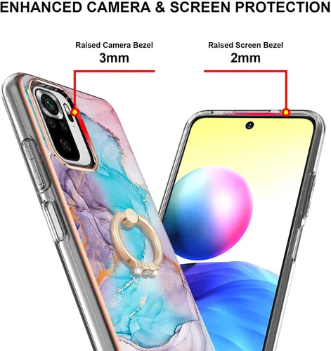 Vista 3 de XYX Case for Xiaomi Redmi Note 10 4G,Blue Milky Way