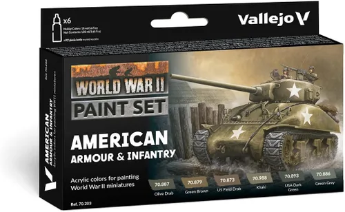 Vista 9 de Vallejo - Set de Pintura para Modelismo WWII Waffen SS Alemán Tonos Militares Históricos Colores Acrílicos Compatibles con Pinceles y Aerografos