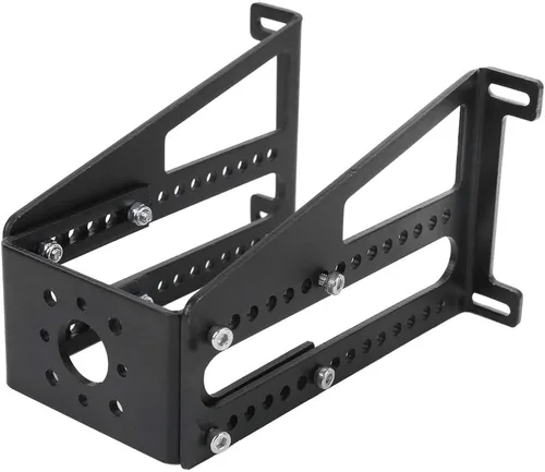 Vista 5 de Dilwe Soporte de motor RC, soporte de montaje de motor de avión RC, piezas de modelo de soporte extraíble de aleación de aluminio, soporte de motor