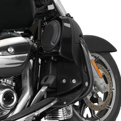 Vista 7 de TCT-MOTORPARTS Cubierta de parrilla de altavoz con tapa de alforja de 6.5 pulgadas para Harley Touring Electra Glide 1983-2023