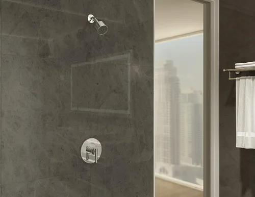 Vista 3 de Symmons S-3502-CYL-B-TRM - Moldura para bañera/ducha, cromada