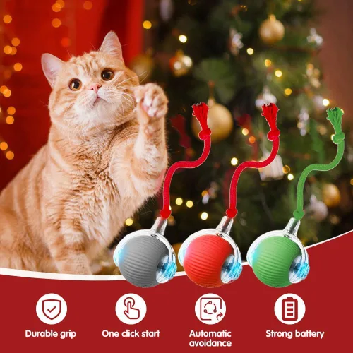 Vista 2 de Yilia Juguetes interactivos para gatos de interior, juguetes para gatitos actualizados 2026 para aliviar el aburrimiento de los gatos