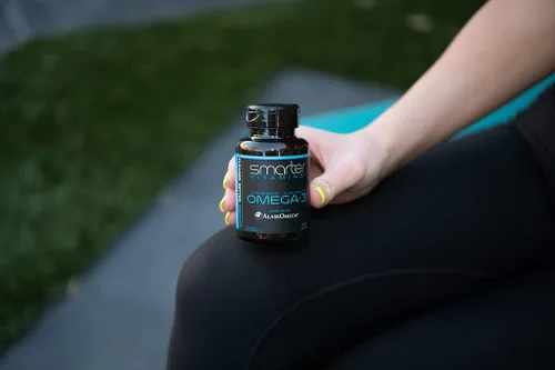 Vista 7 de SmarterVitamins Aceite de pescado Omega 3, sabor a fresa, sin eructos, insípido, 2000 mg, DHA EPA Triple fuerza apoyo cerebral, apoyo