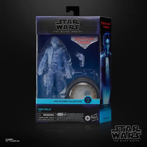 Vista 6 de Star Wars The Black Series Holocomm Collection, figura de acción de Han Solo de 6 pulgadas Star Wars The Black Series - Figura de acción de 6
