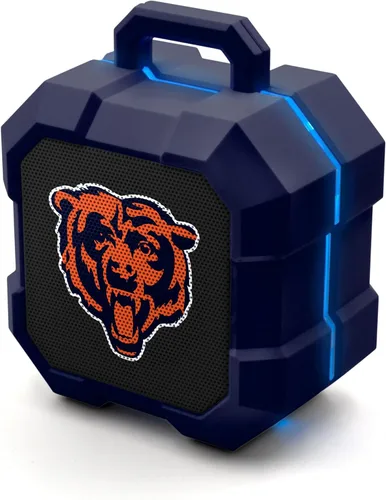 Vista 26 de SOAR NFL Shockbox - Altavoz Bluetooth inalámbrico LED, resistente al agua, IPX4, 5.0 Bluetooth con más de 5 horas de tiempo de reproducción, pequeño