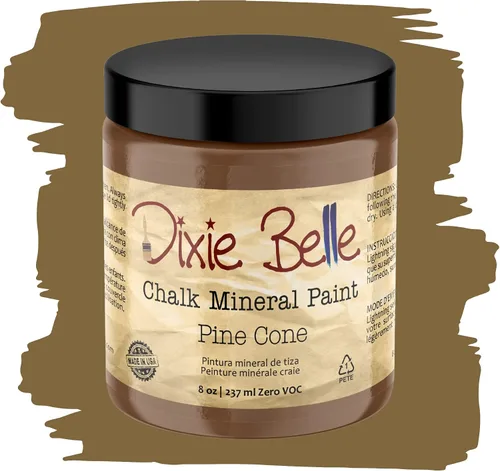 Vista 86 de Pintura para muebles con acabado de tiza Dixie Belle Paint Company - Amatista (4oz) - Pintura mineral de tiza chic púrpura profundo mate