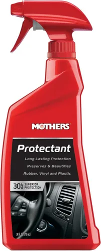 Vista 13 de Mothers cera líquida 5, Plastic Long-Lasting UV Protection for Rubber, Vinyl & Plastic, Shields Dash, Trim, Bumpers & Tires from Fading, Cracking