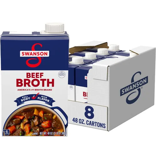 Vista 10 de SWANSON S Caldo de carne, cartón de 48 oz