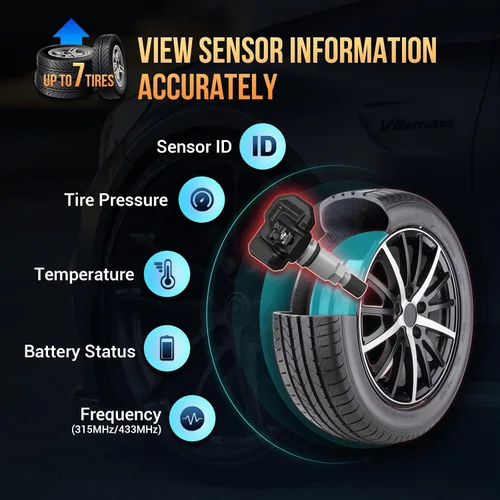 Vista 3 de Herramienta de Programación TPMS LAUNCH TSAP-3, Activa/Lee/Reaprende Todos los Sensores TPMS, Programa Más de 20 Sensores Posventa, Servicio