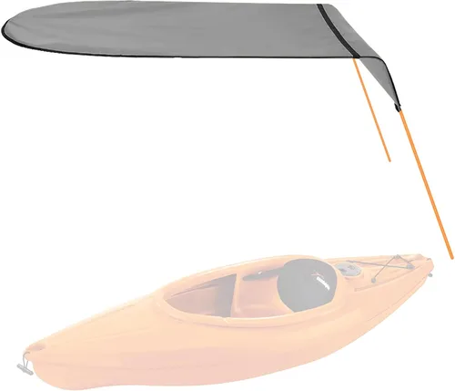 Vista 9 de KUUQA Toldo para kayak y canoa para una sola persona