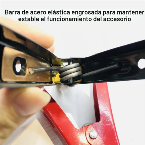 Vista 4 de 2 piezas de abrazaderas de repuesto para cables de puente de batería de alta resistencia Abrazaderas de batería de coche de cobre puro resistente