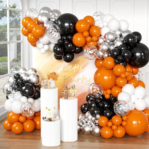 Vista 8 de Kit de guirnalda de arco de globos burdeos, 154 globos burdeos granate negro y dorado para baby shows, boda, novia, despedida de soltera, asistente