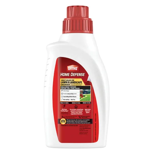 Vista 2 de Ortho Home Defense - Insecticida para césped y paisaje concentrado - Trata hasta 5,300 pies cuadrados, para hormigas, garrapatas, mosquitos, pulgas