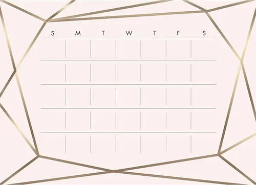 Vista 2 de RoomMates RMK4489SCM Blush Beauty - Calendario de borrado en seco, calcomanías gigantes de pared para despegar y pegar